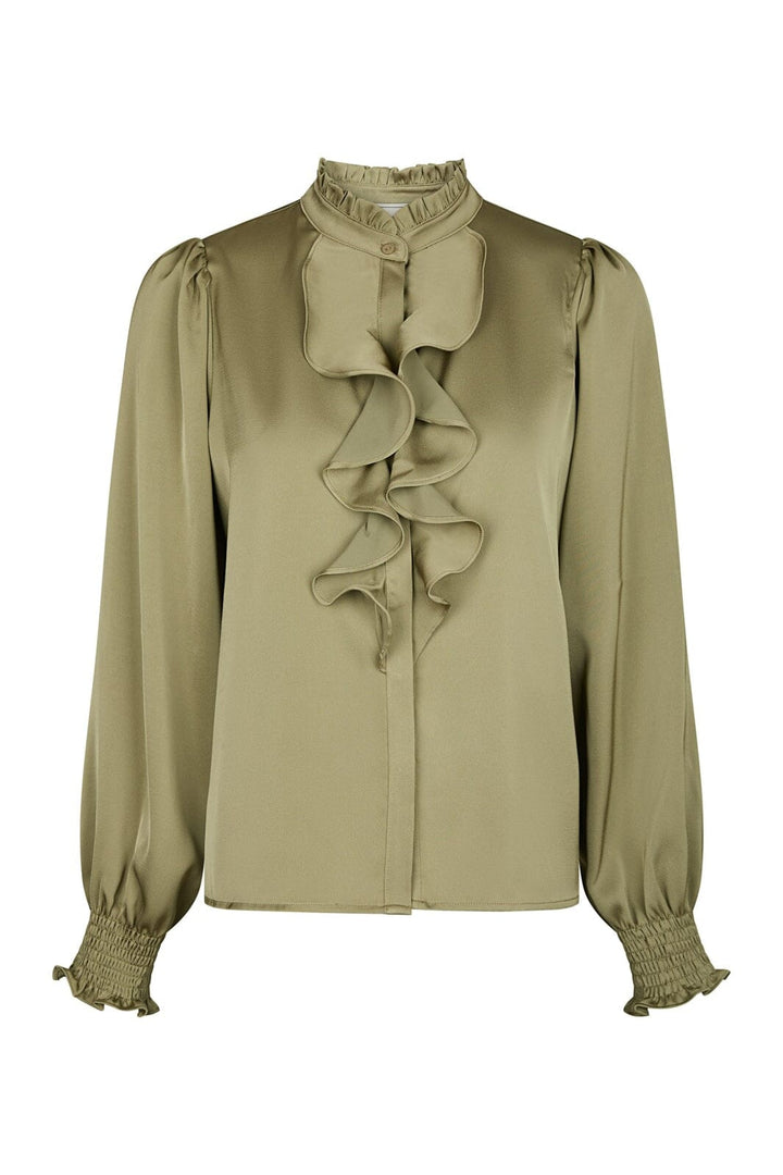 Neo Noir - Zamola Blouse 166450 - 157 - Dusty Army