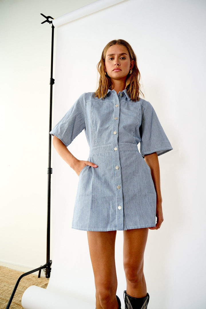 Noella - Benita Dress - Light Blue