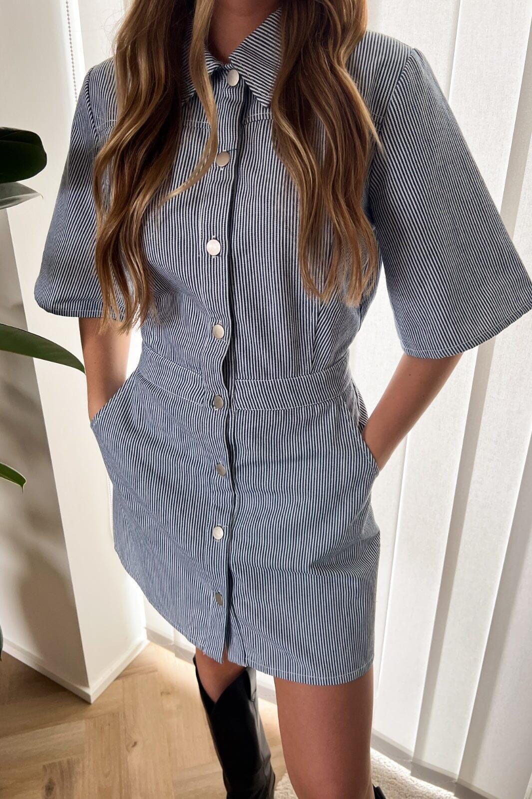 Noella - Benita Dress - Light Blue