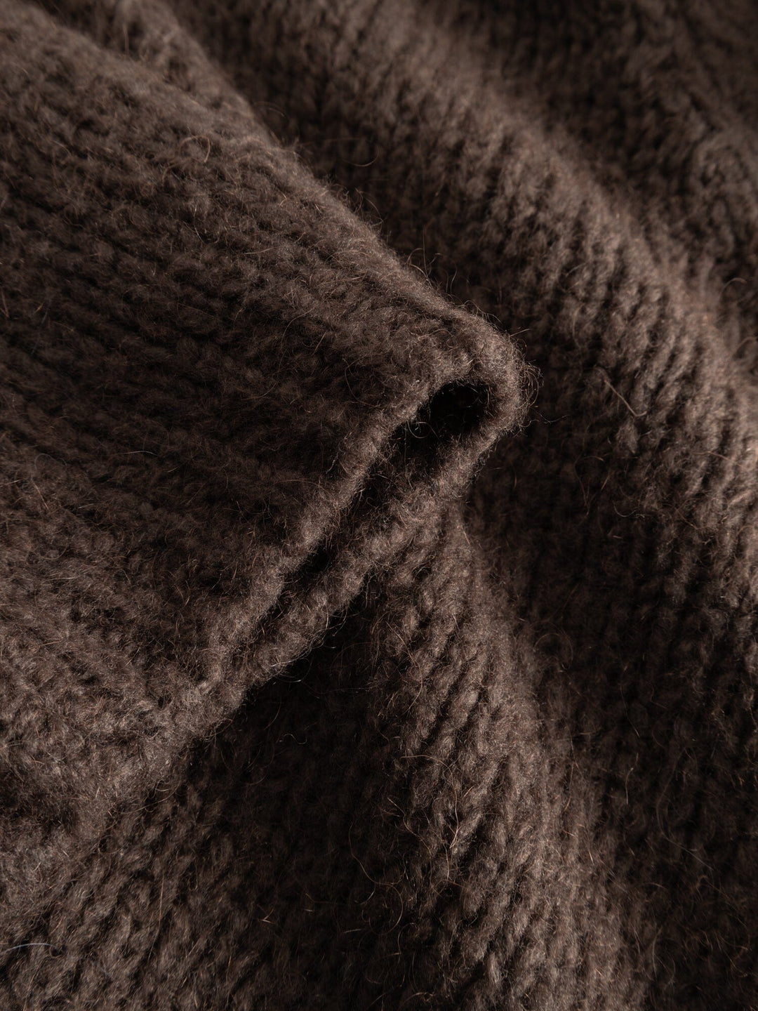 Noella - Fora Knit Cardigan - 548 Dark Brown Cardigans 