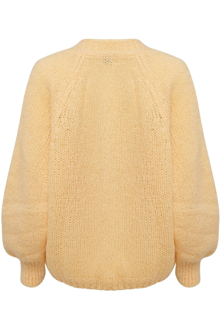 Noella - Fora Knit Cardigan - Yellow Melange