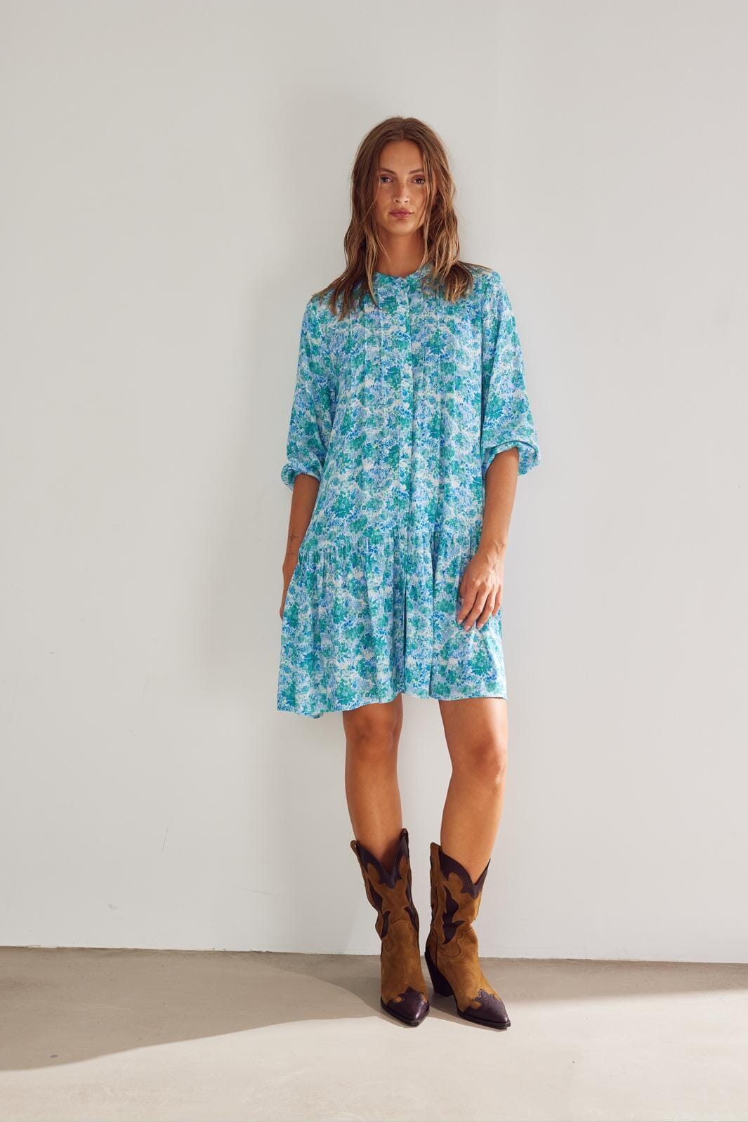 Noella - Imogene Dress 13300001 - 1325 Cindy Blue Print