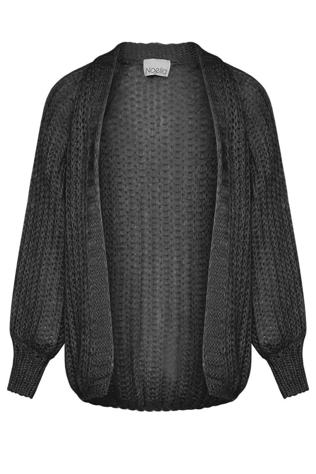 Noella - Joseph Cardigan Solid - 004 Black Cardigans 