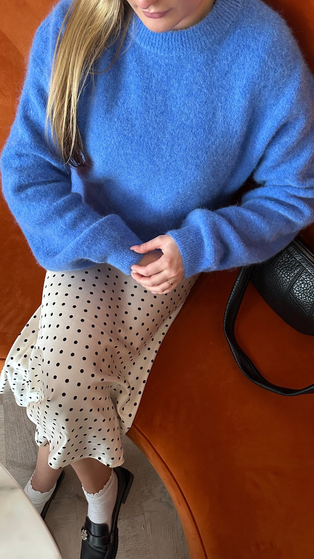 Noella - Kae Knit 12940085 - 1386 - Dove Blue Strikbluser 