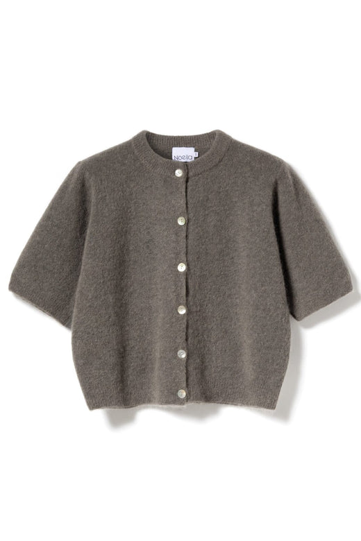 Noella - Kae Ss Knit Cardigan 12940086 - 173 - Coffee Cardigans 