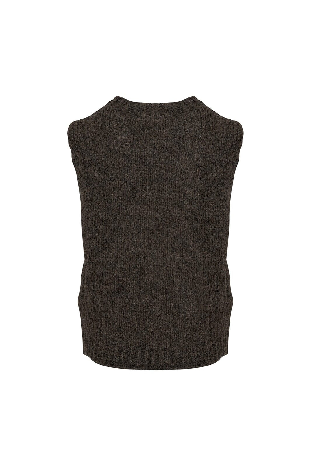 Noella - Kala Knit Vest 11162185 - Nature Brown