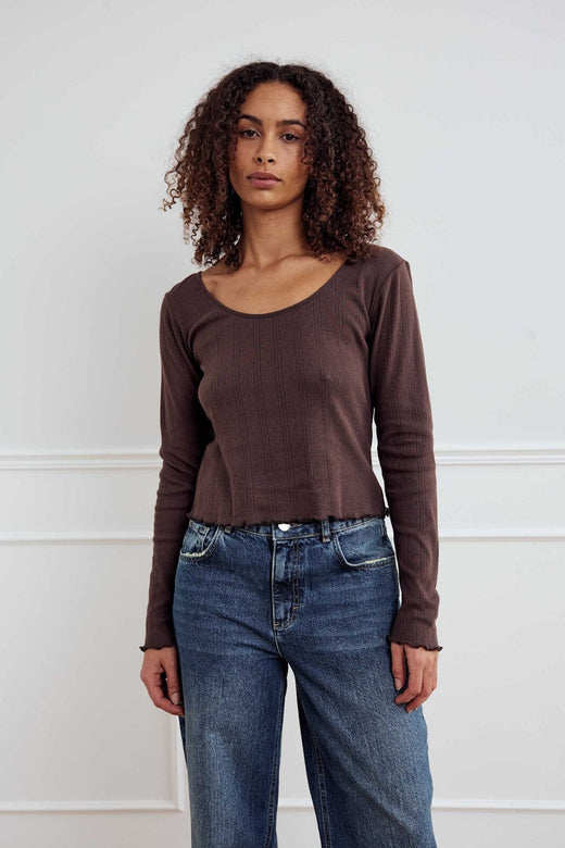 Noella - Karmia Top 10980019 - 674 - Chocolate