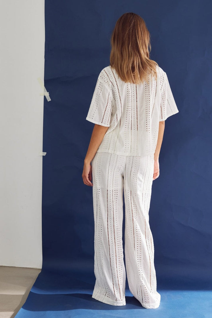 Noella - Kimona Pants 12840001 - 028 White
