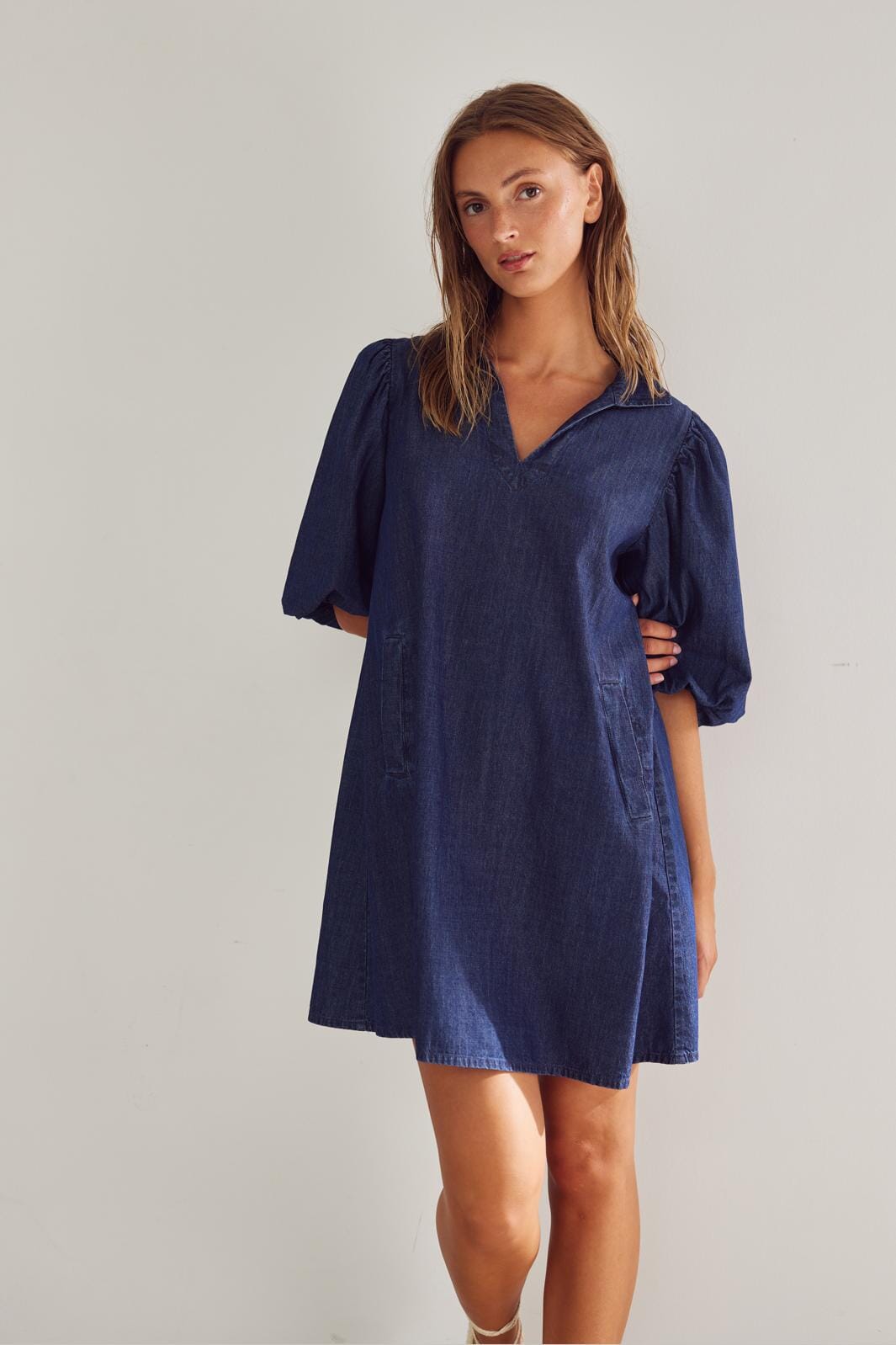 Noella - Larissa Dress 13320002 - 1327 Medium Blue Wash