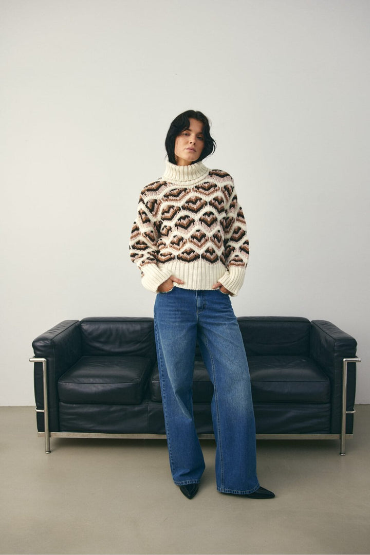 Noella - Lata Knit 14400001 - 1404 - Ivory Multi