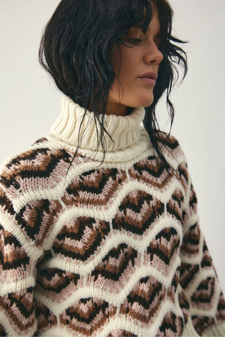 Noella - Lata Knit 14400001 - 1404 - Ivory Multi