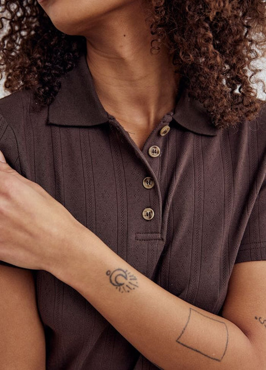 Noella - Lenni Top 10980021 - 674 - Chocolate T-shirts 