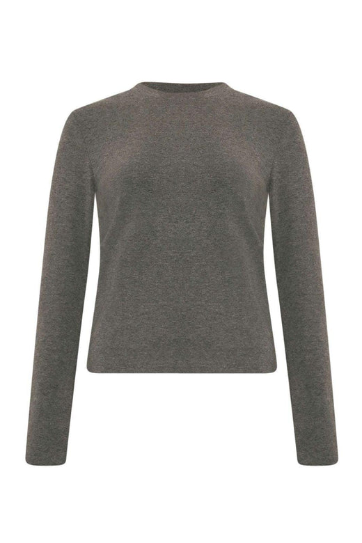 Noella - Lidie Ls Top 14090001 - 019 - Dark Grey Melange Bluser 