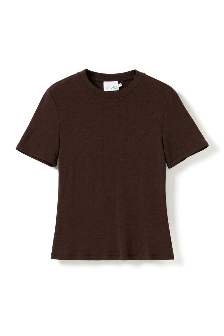 Noella - Lidie Ss Top 14090002 - 674 - Chocolate T-shirts 