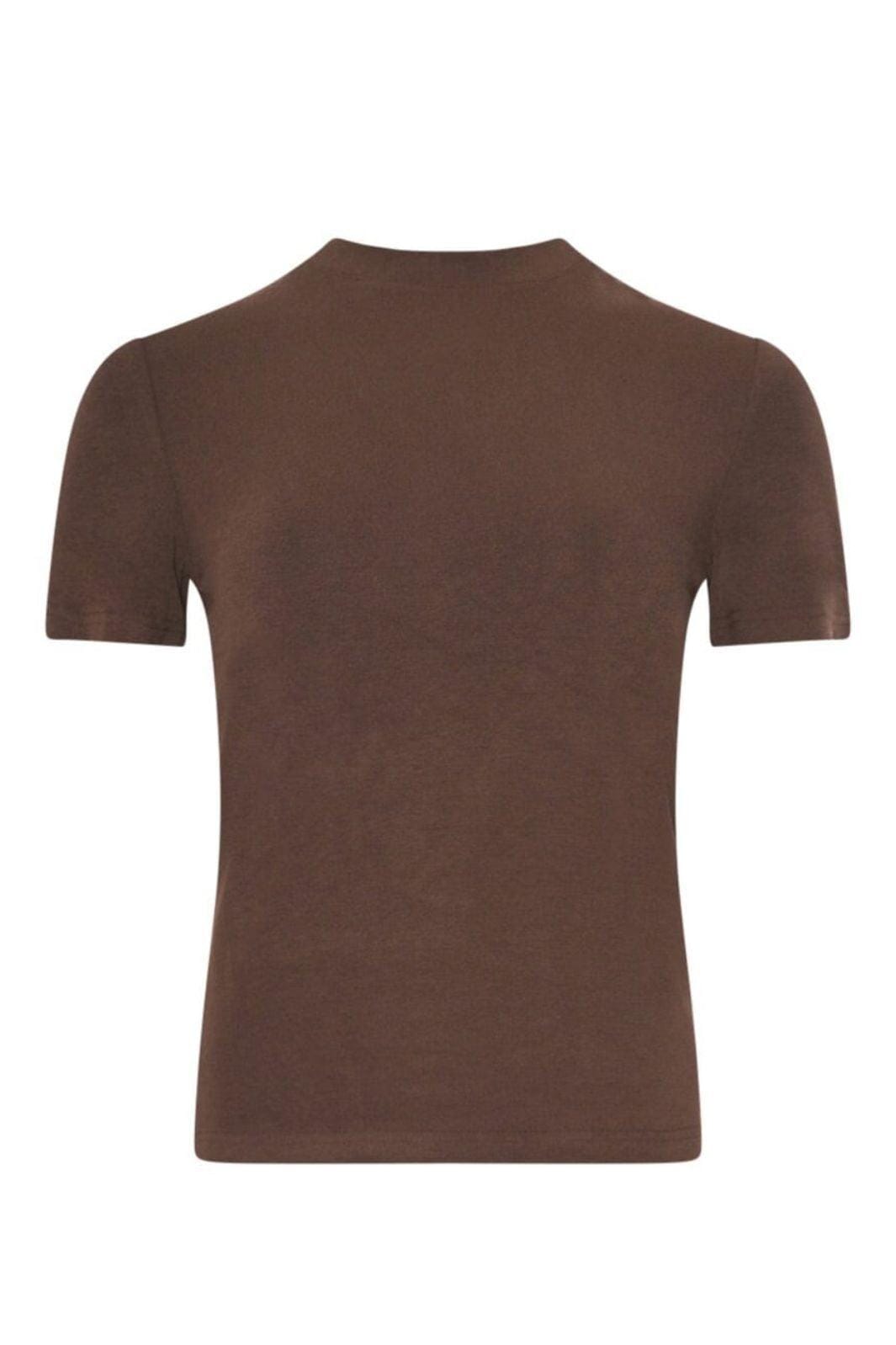 Noella - Lidie Ss Top 14090002 - 674 - Chocolate T-shirts 