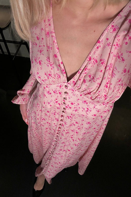 Noella - Lilith Maxi Dress 14170008 - 1391 - Cheryl Pink Print Kjoler 