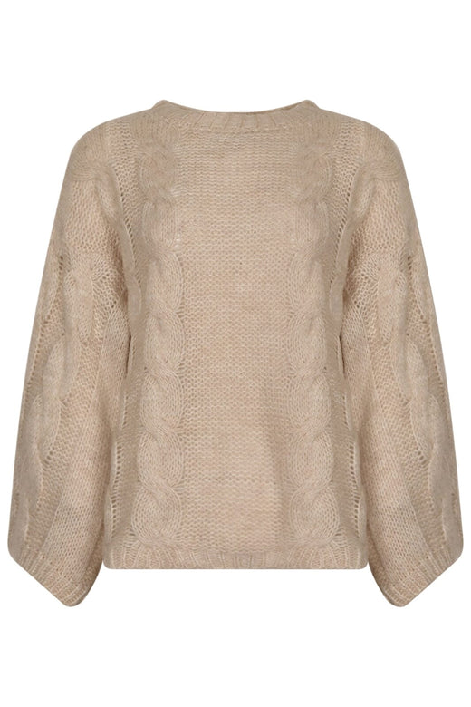 Noella - Lyza Knit 14190001 - 974 - Ivory Strikbluser 