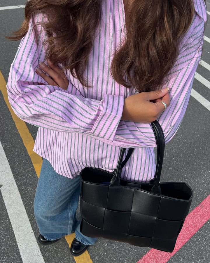 Noella - Marlon Stripe Shirt 14770001 - 1424 - Daffy Pink Stripe Skjorter 