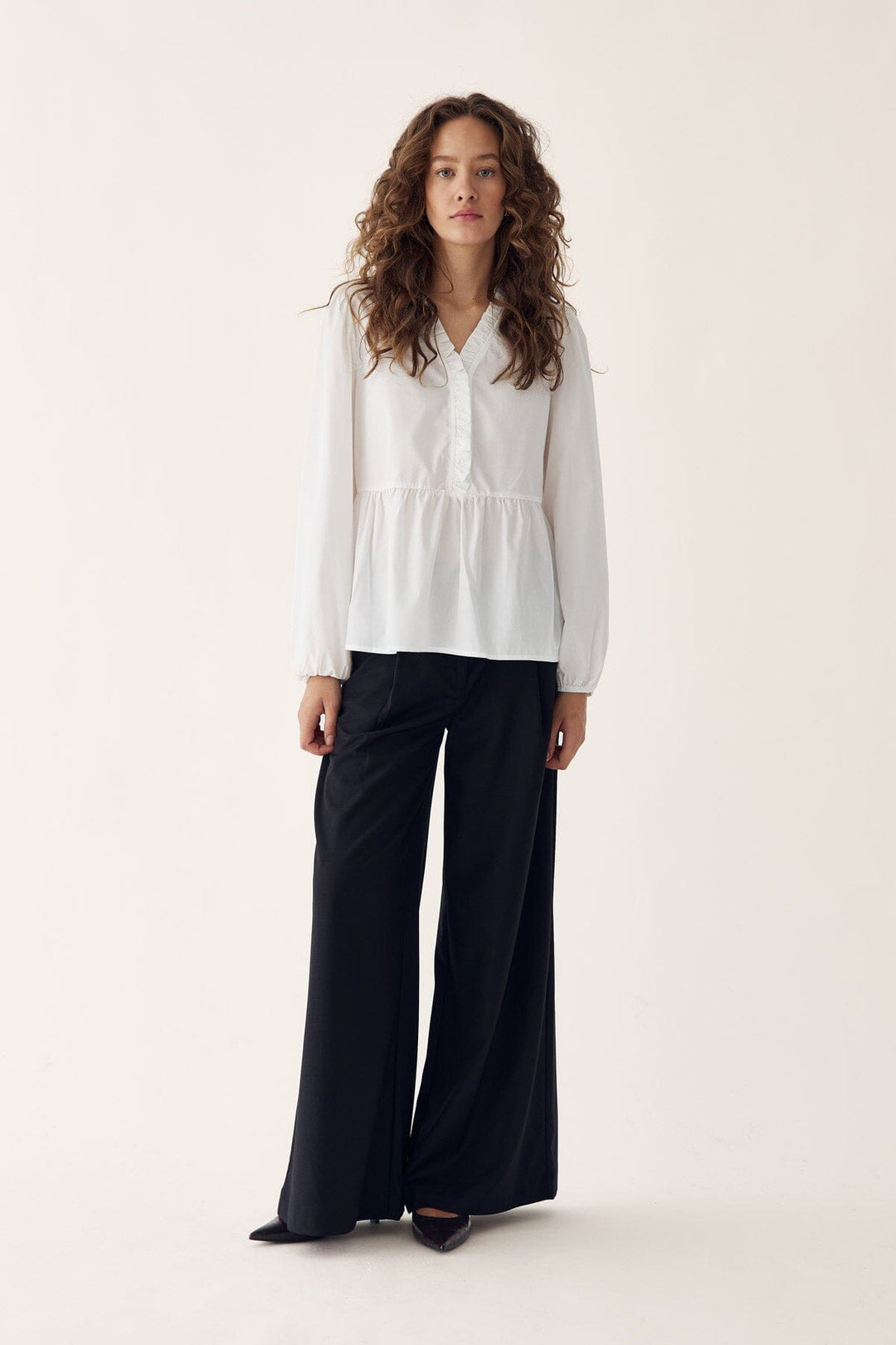 Noella - Matti Blouse 14540005 - 028 - White Bluser 