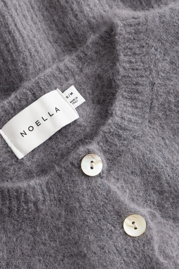 Noella - N-Anya Knit Cardigan 16470001 - 1252 - Dark Grey Mel.