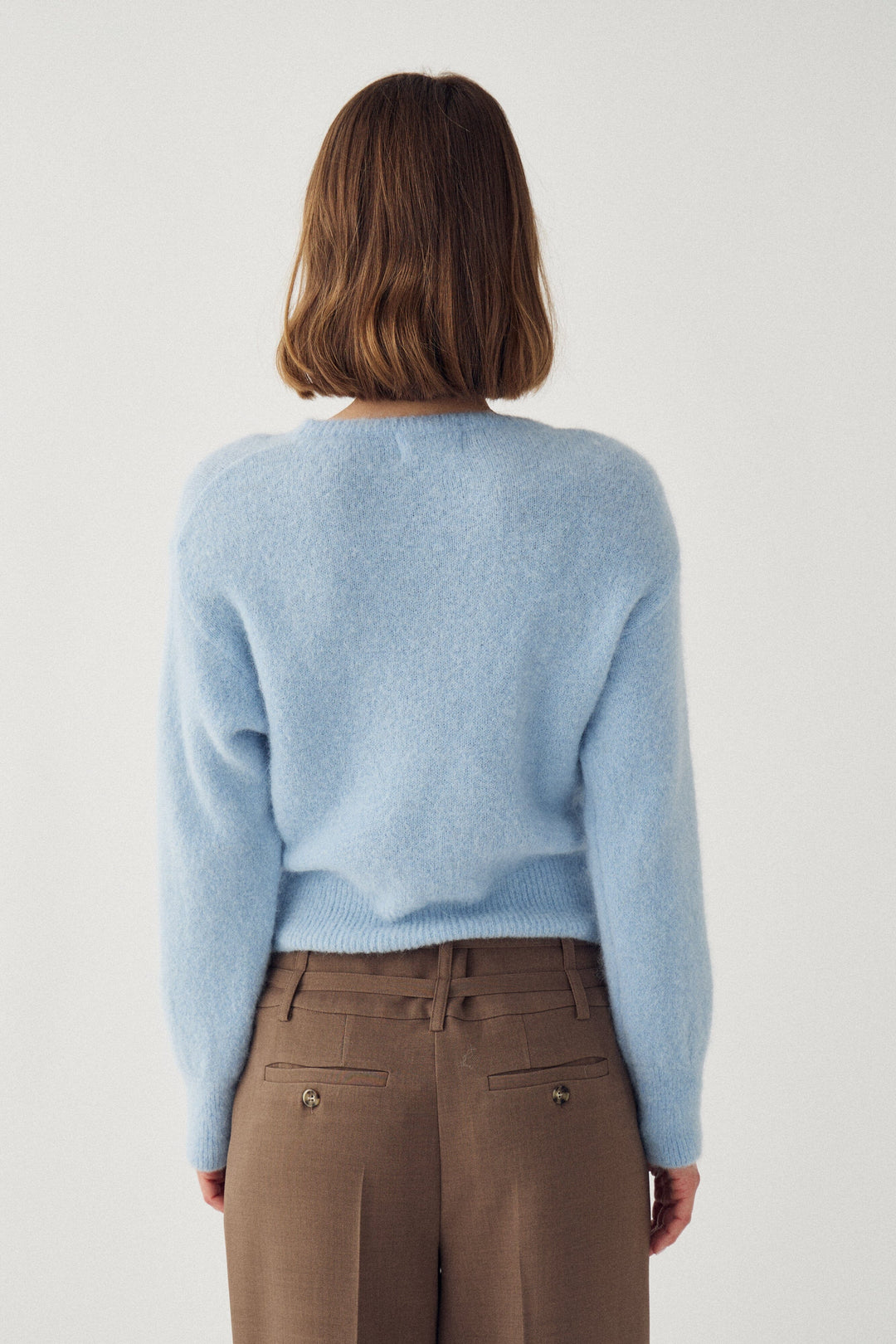 Noella - N-Anya Knit Cardigan 16470001 - 387 - Sky Blue Cardigans 