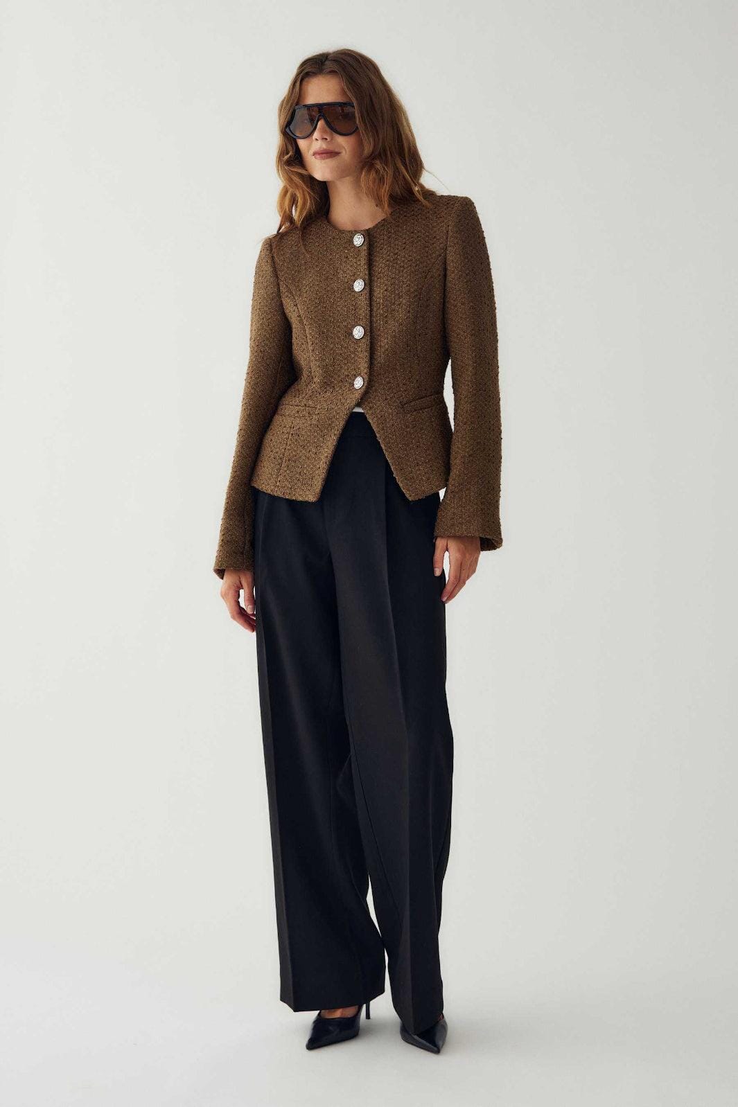 Noella - N-Kasaundra Ls Blazer 17180002 - 474 - Breen Blazere 