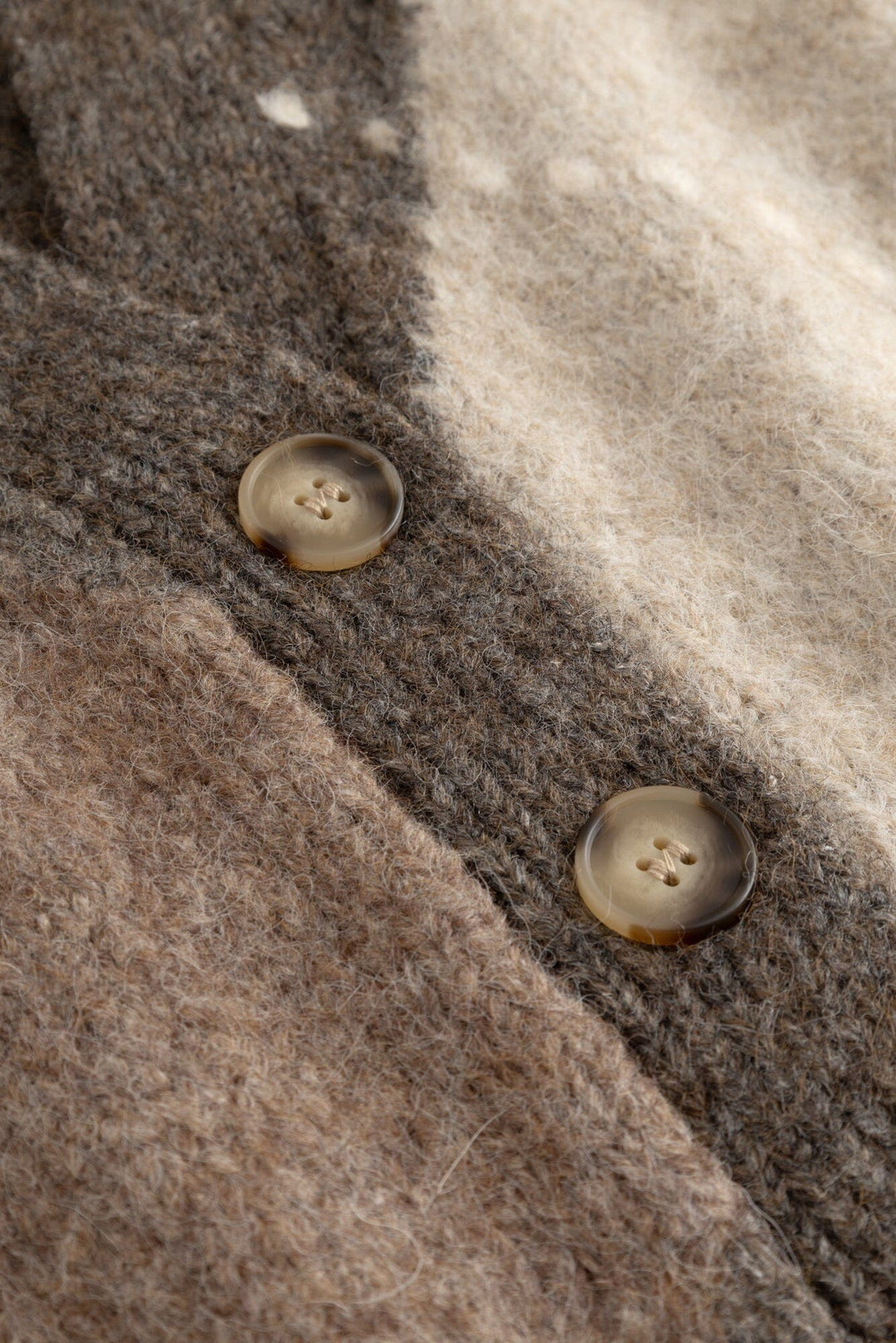 Noella - N-Laiana Knit Vest 14670003 - 1513 - Ash Brown Mix Strikbluser 