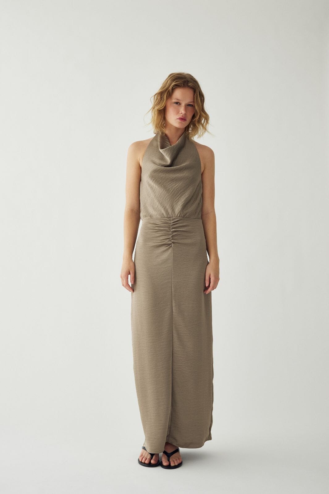 Noella - N-Lashanna Dress 16240006 - 1216 - Grey Sand Kjoler 