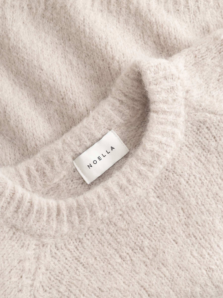 Noella - N-Latora Knit 15950002 - 1206 - Oyster Strikbluser 