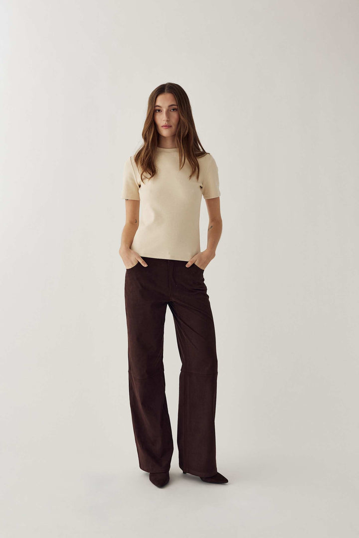 Noella - N-Lidie Ss Top 16510002 - 974 - Ivory T-shirts 