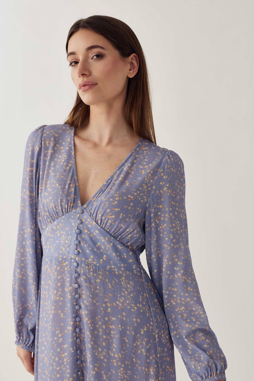 Noella - N-Lilith Maxi Dress 16430001 - 1505 - Donata Sky Print Kjoler 