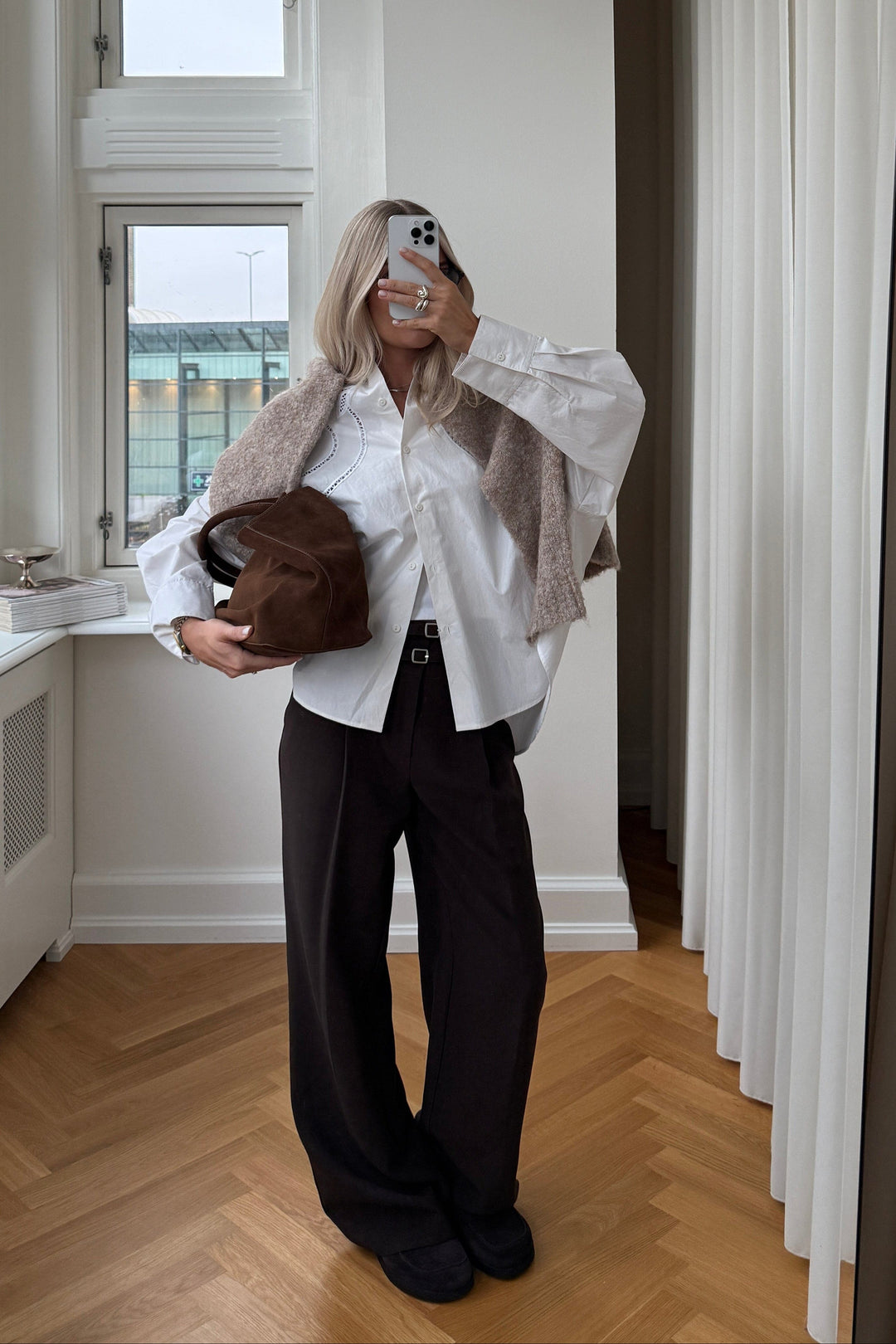 Noella - N-Maisy Shirt 15050002 - 028 - White Skjorter 