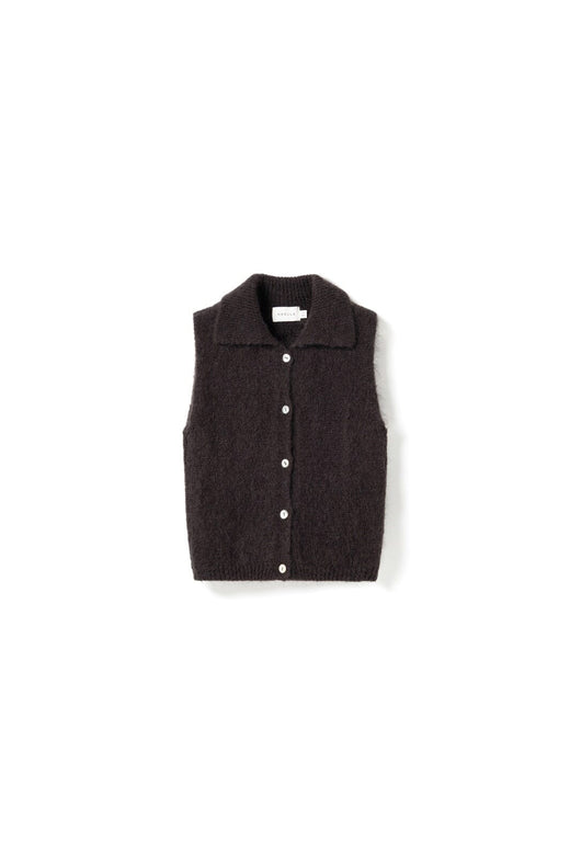 Noella - N-Makana Knit Vest 16770002 - 1021 - Chocolate Brown