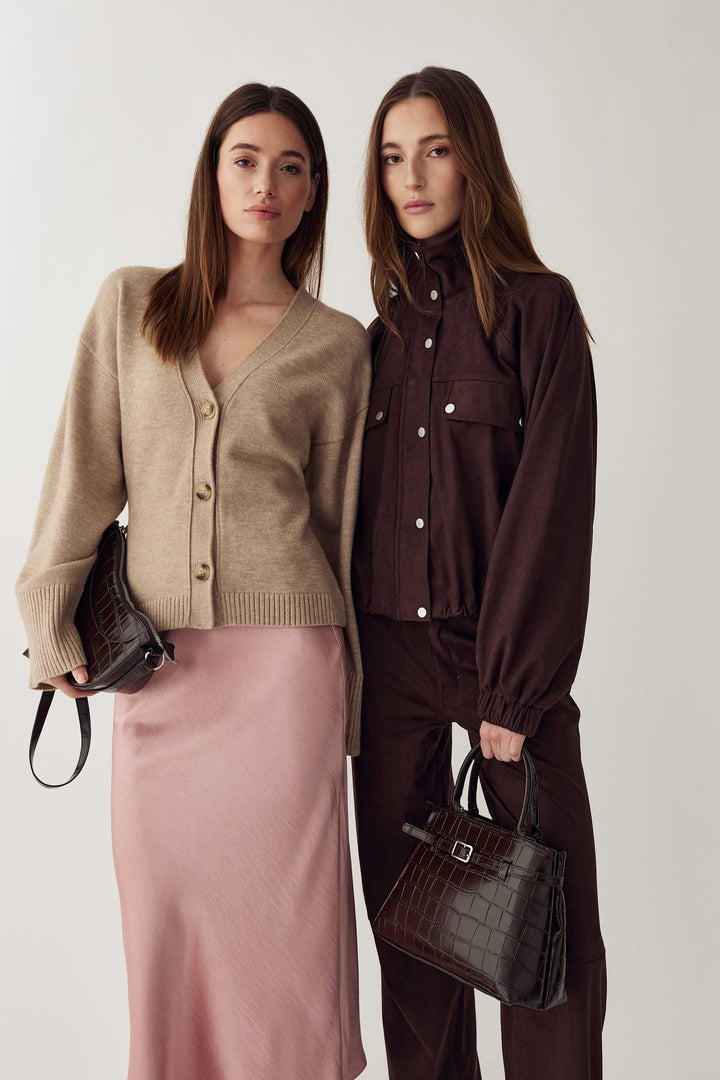 Noella - N-Marah Jacket 14960003 - 1506 - Dark Chocolate Jakker 