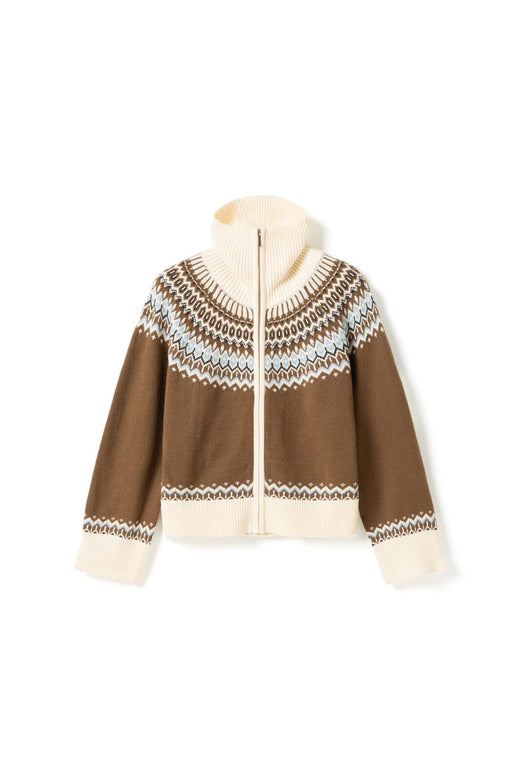Noella - N-Marcenia Knit Cardigan 16660001 - 878 - Brown Mix