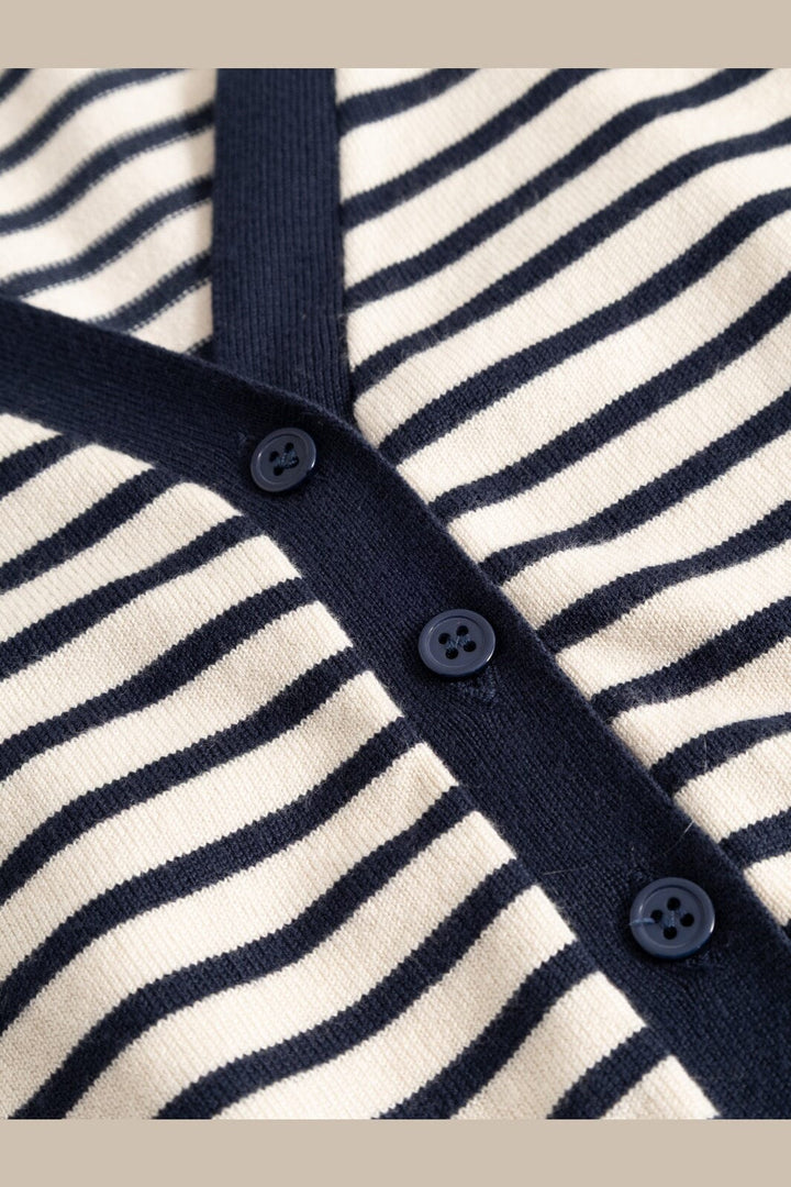 Noella - N-Marg Knit Cardigan 16010002 - 1476 - Dannia Blue Stripe