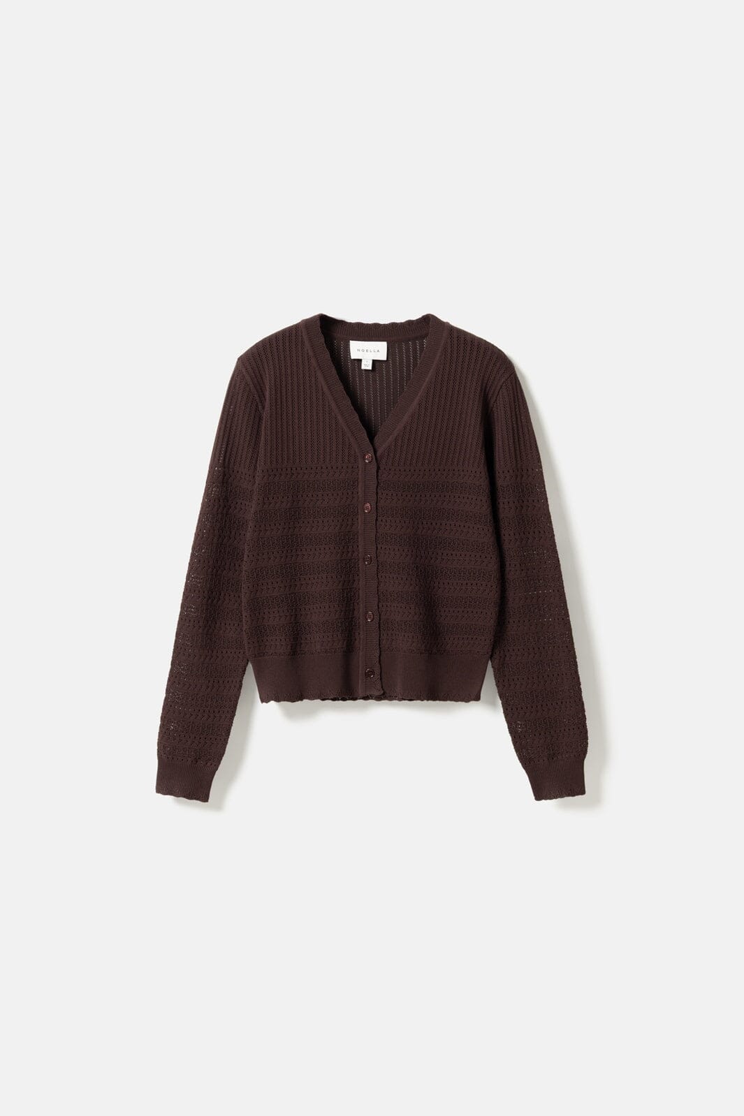 Noella - N-Margrit Knit Cardigan 16040001 - 1345 - Mahogany