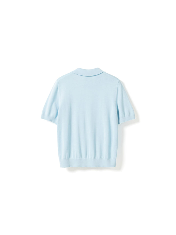 Noella - N-Maxine Sl Knit 14990002 - 975 - Air Blue Strikbluser 