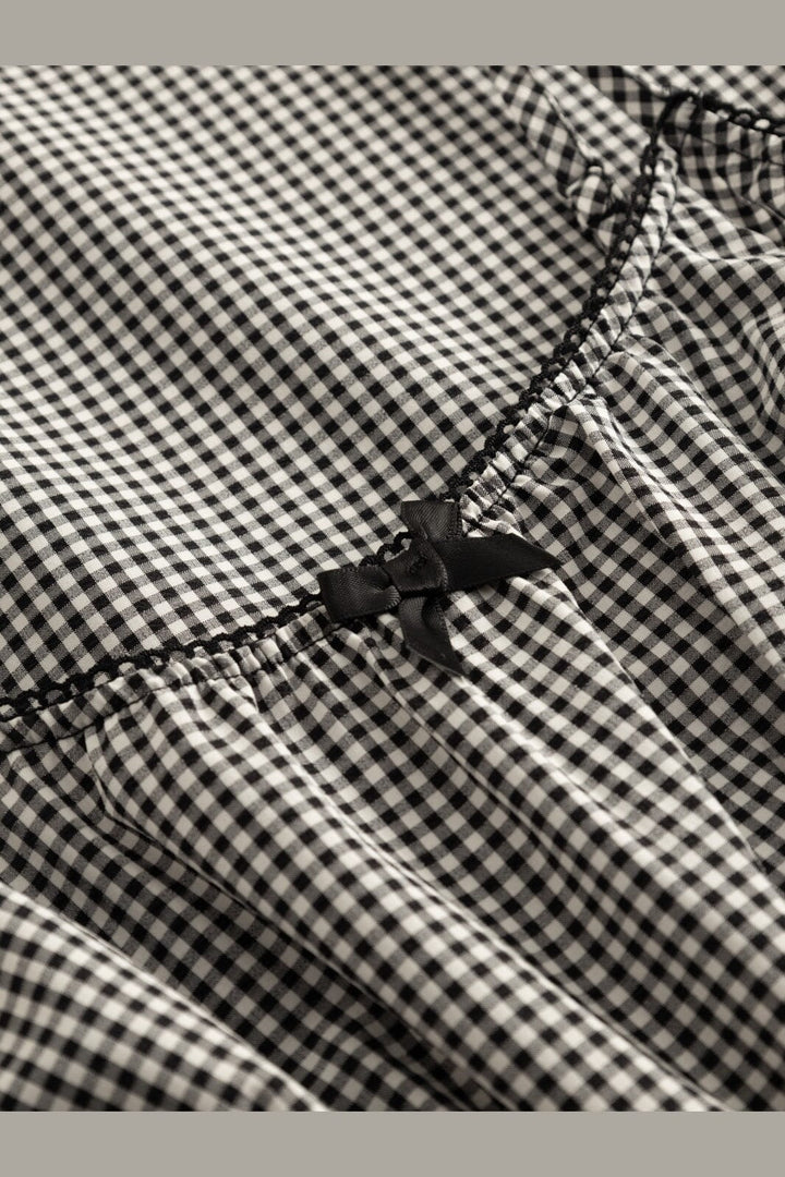 Noella - N-May Dress 15840002 - 1462 - Darlyn Black Check