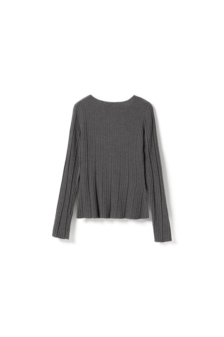 Noella - N-Melvie Top 16520001 - 1495 - Medium Grey Melange