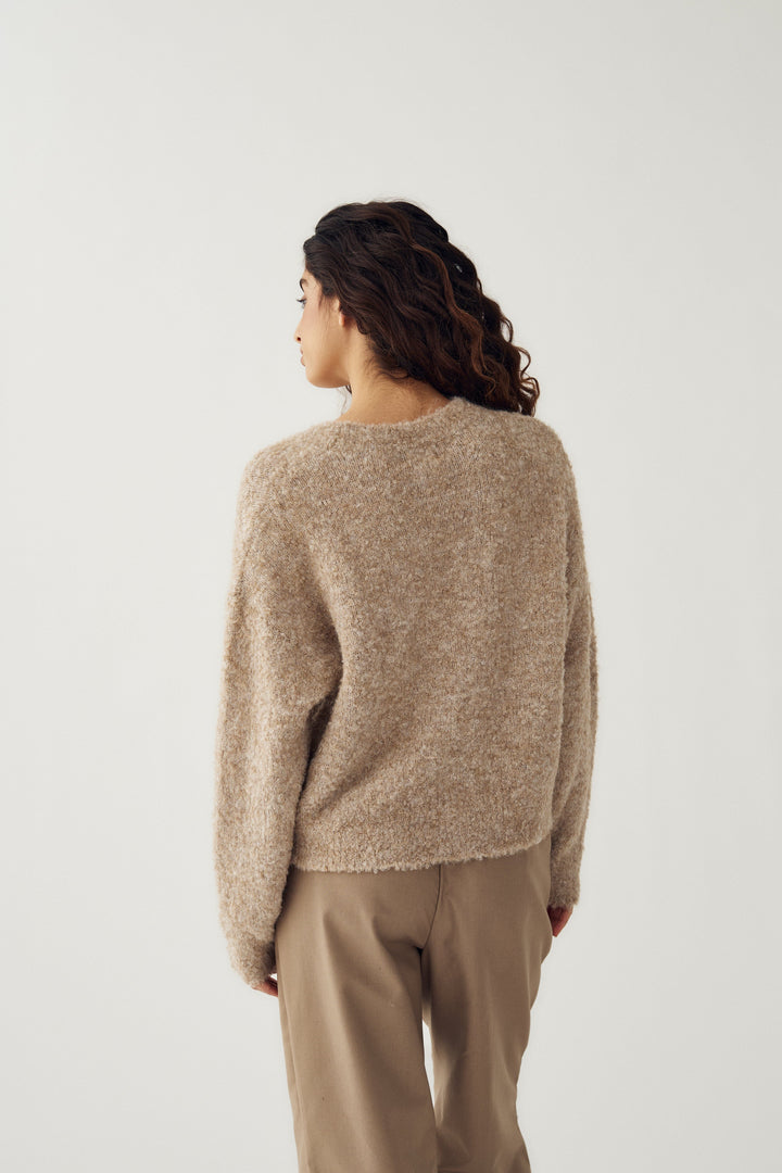 Noella - N-Mertis Knit Cardigan 16030002 - 021 - Sand Cardigans 
