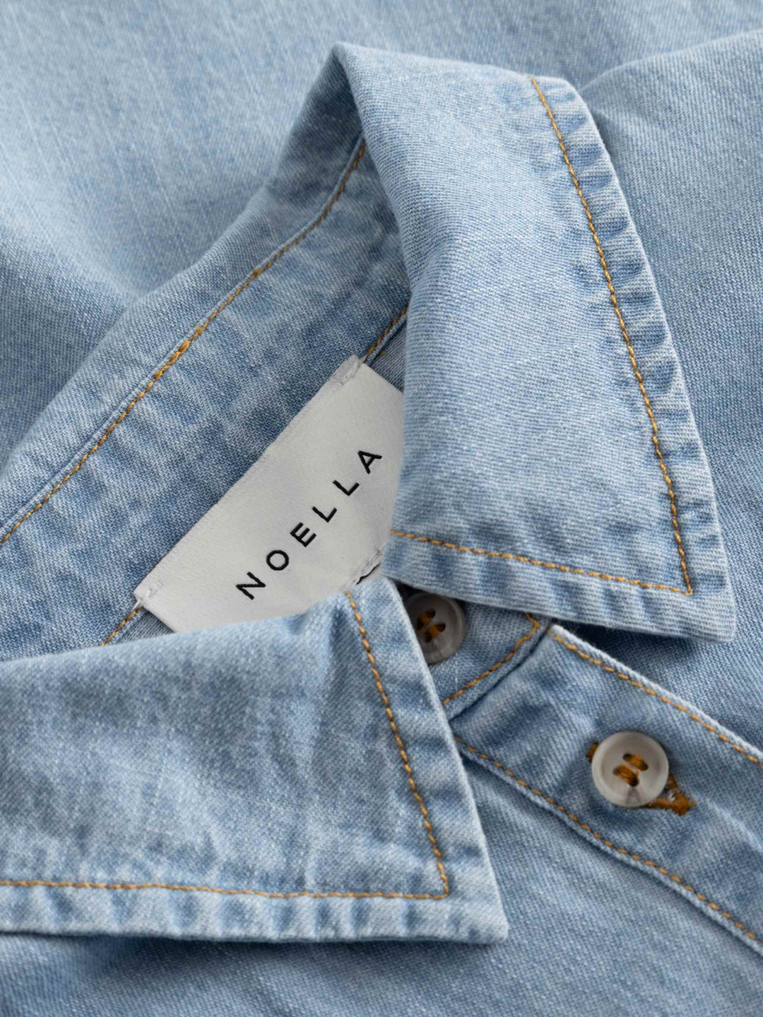 Noella - N-Micaela Ss Shirt 13320004 - 1456 - Light Wash Skjorter 