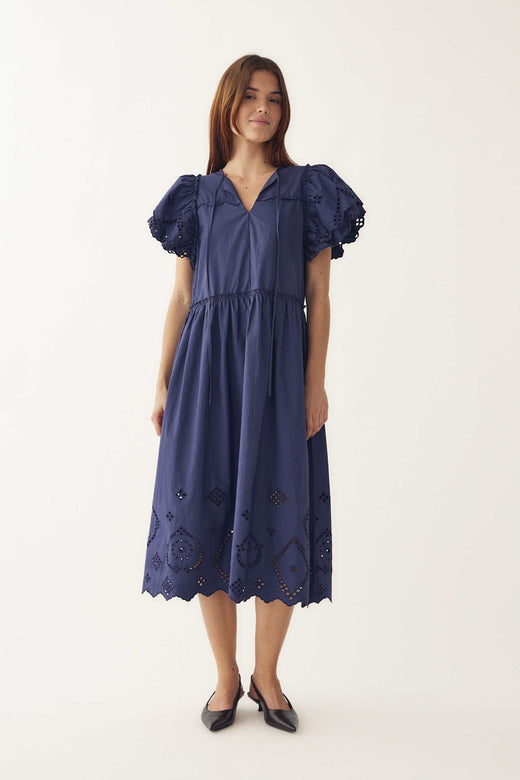 Noella - N-Monica Dress 15070001 - 1004 - Dusty Blue Kjoler 