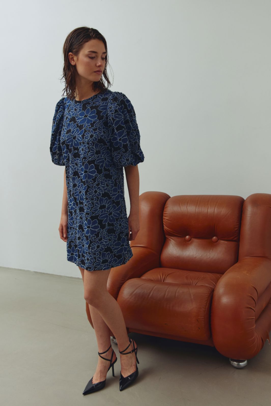 Noella - N-Pastis Short Dress 15370001 - 1442 - Blue Black Combo Kjoler 