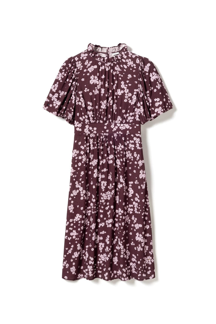 Noella - N-Ruth Dress 15130002 - 1433 - Deja Burgundy Print