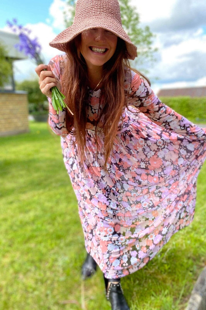 Noella X Molly&My Eksklusiv - Lola Dress - Lilac Flower