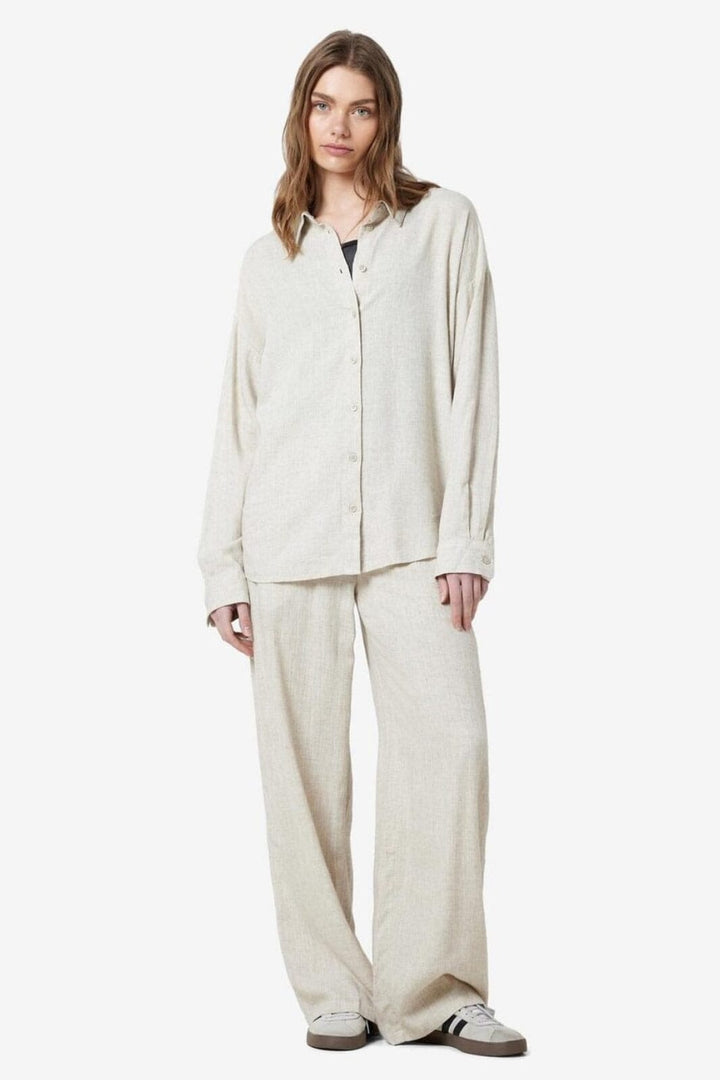 Noisy May - Nmleilani L/S Loose Shirt - 4260401 Natural