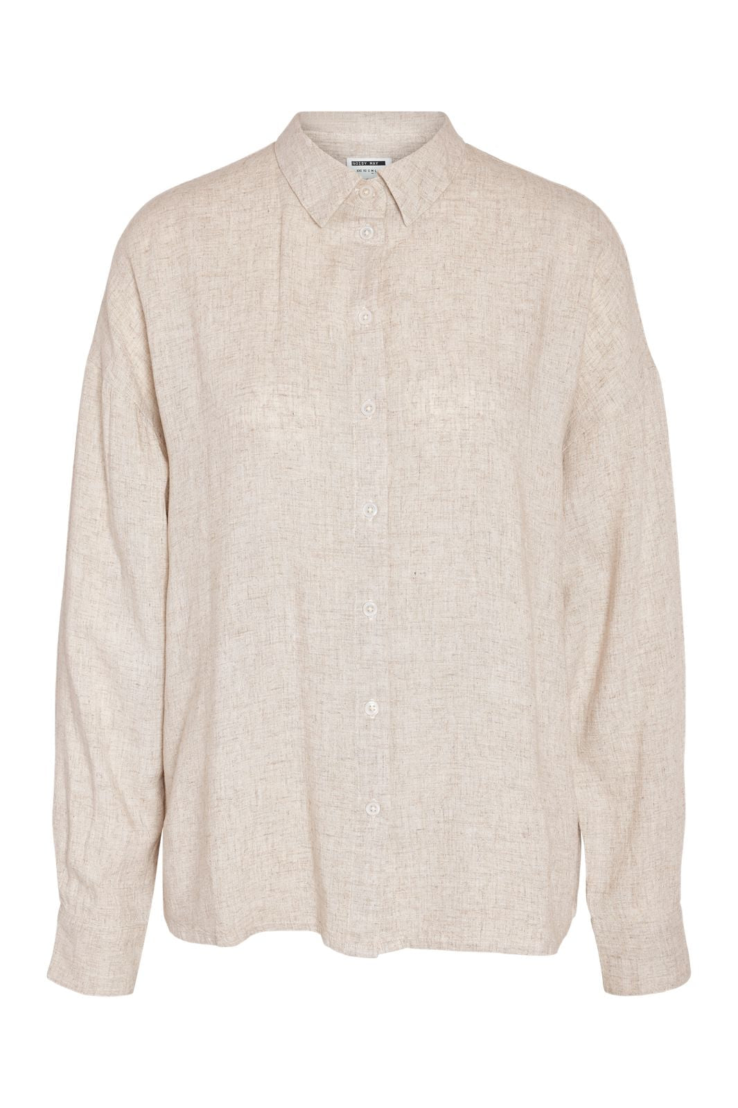 Noisy May - Nmleilani L/S Loose Shirt - 4260401 Natural