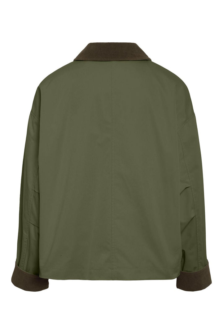 Noisy May - Nmnora Corduroy Collar Jacket - 4733511 Kalamata Morel