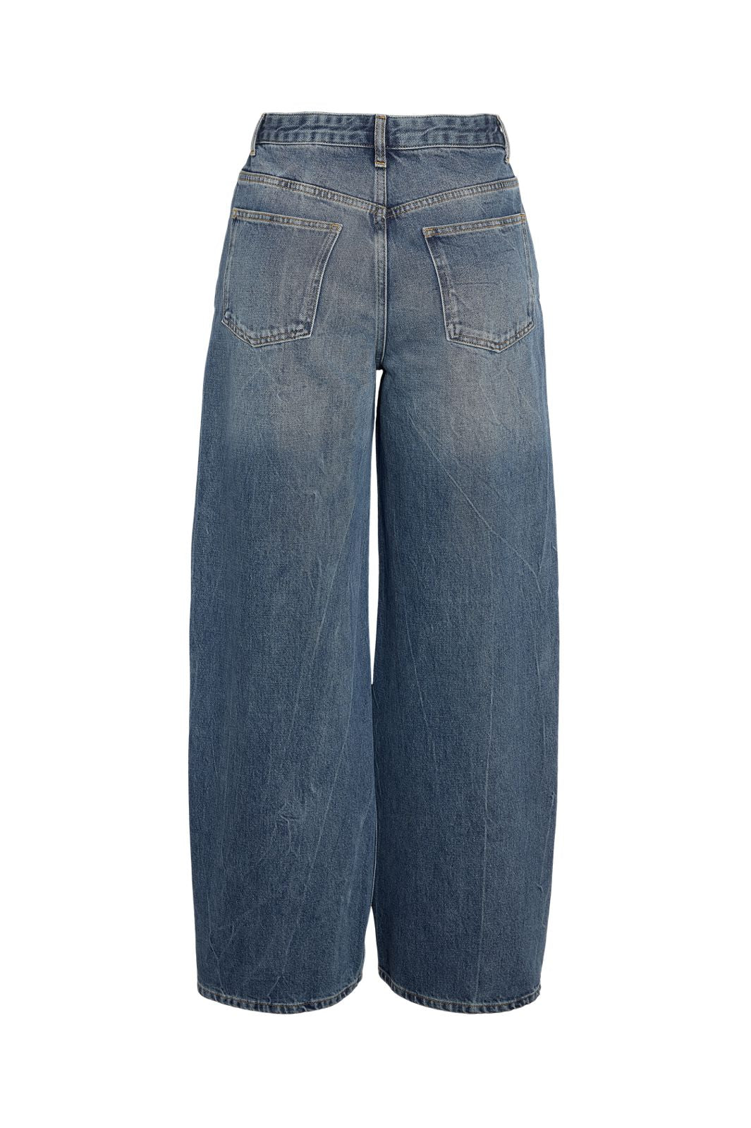 Noisy May - Nmsabine Nw X Over Wide Jeans Fo090Mb - 4920561 Medium Blue Denim